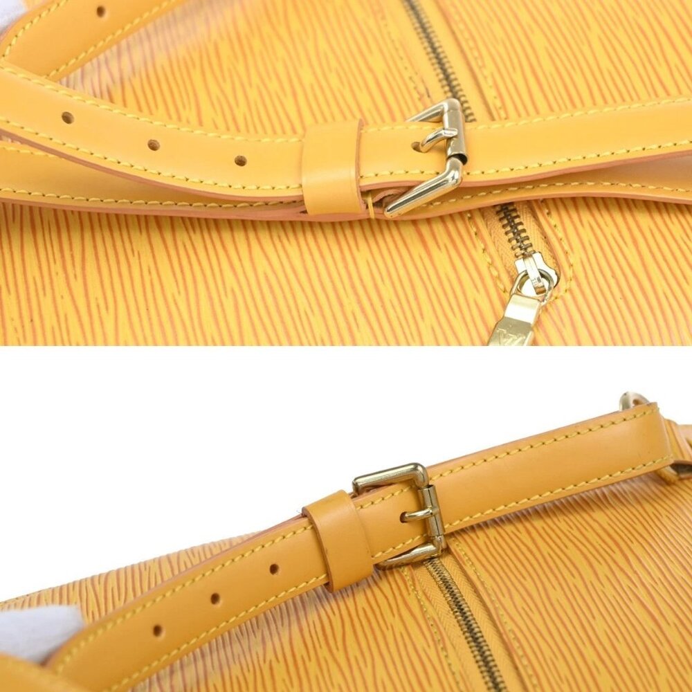 LOUIS VUITTON Logo Mabillon Backpack Bag Epi leather Yellow GHW M52239 82KC352 - Picture 12 of 15